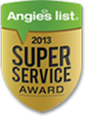 Angie's List 2013 Super Service Award